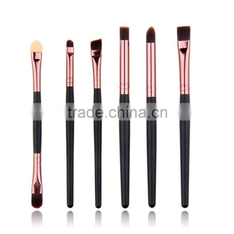6pcs Makeup Eyeshadow Nose Shadow Smudge Brush Set Makeup Tools Kit