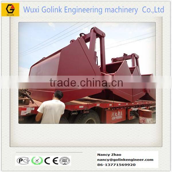 electro hydraulic bucket for tower cranes/ships/garbage treatment