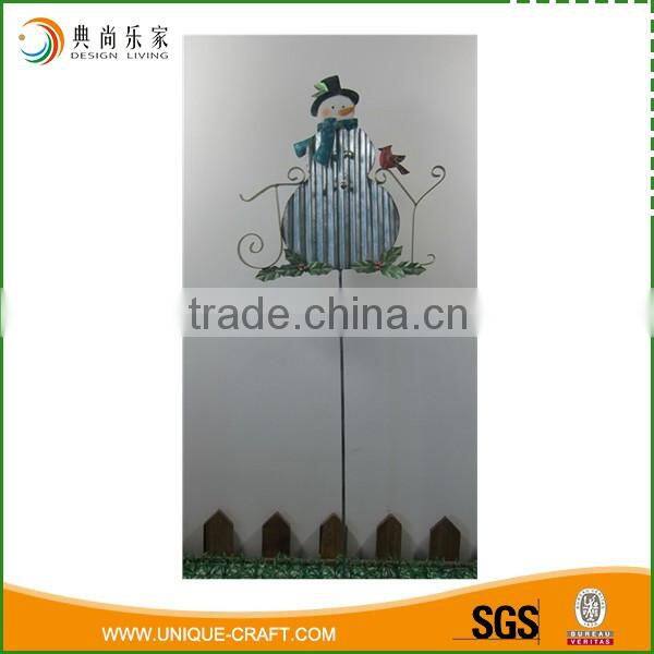 Silver Metal JOY Christmas Yard Stake Decorations Wholesale