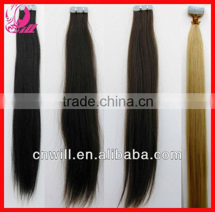 Grade AAA Virgin Remy Hair Tape Hair Extension Brazilian Tape Hair Factory Prices Accept Trial Order