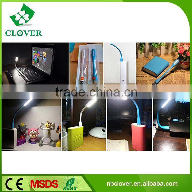 6 LED 220MA rubber led work light mini usb led light