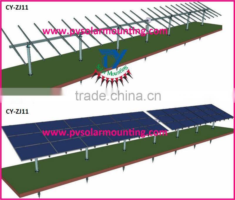 Solar tracking with ground screw