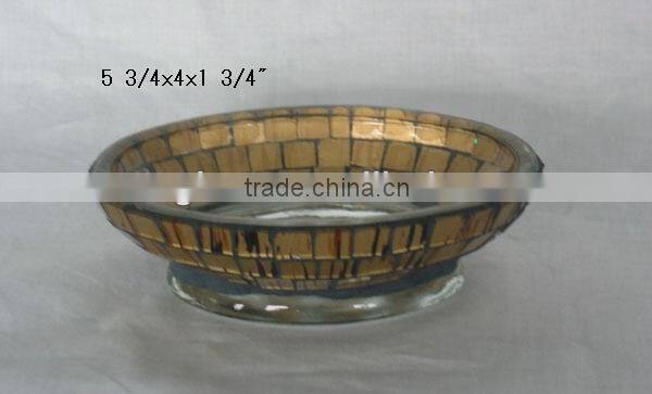 mosaic glass bath sets