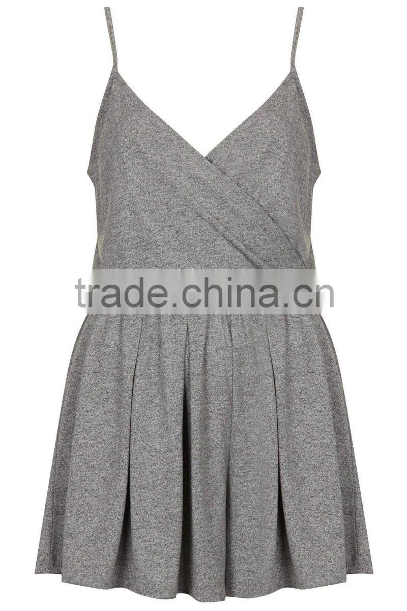 New Arrival Petite Wrap Jersey Playsuit ! Sexy Woman Clothes