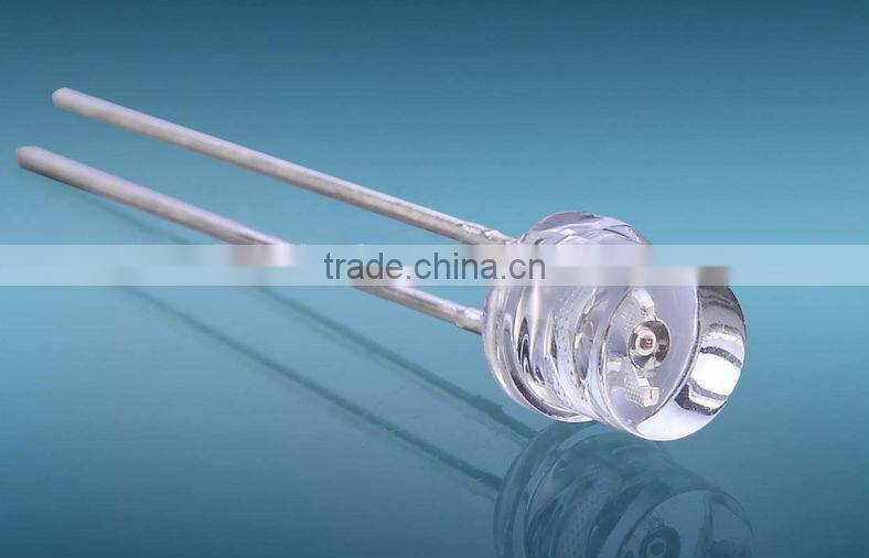 cheap price clear led 5mm flat top