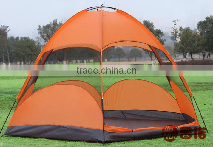 180T Silver Plaster Waterproof Flame Retardant Camping Tent
