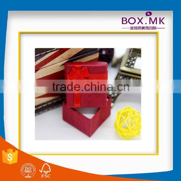 Most Popular High Class Square Green Ring Box Jewelry