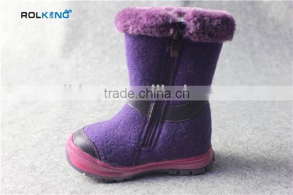kids' winter warm wool felt shoes