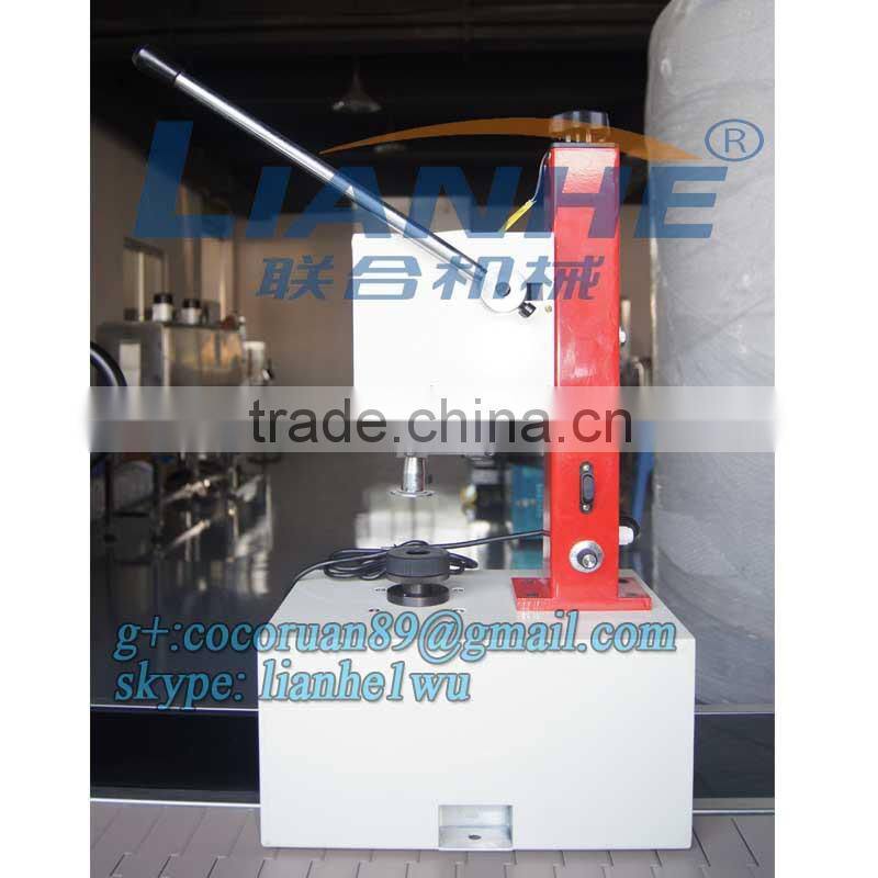 0-50 ml small oral liquid sealing capping machine,manual cap grasping machine