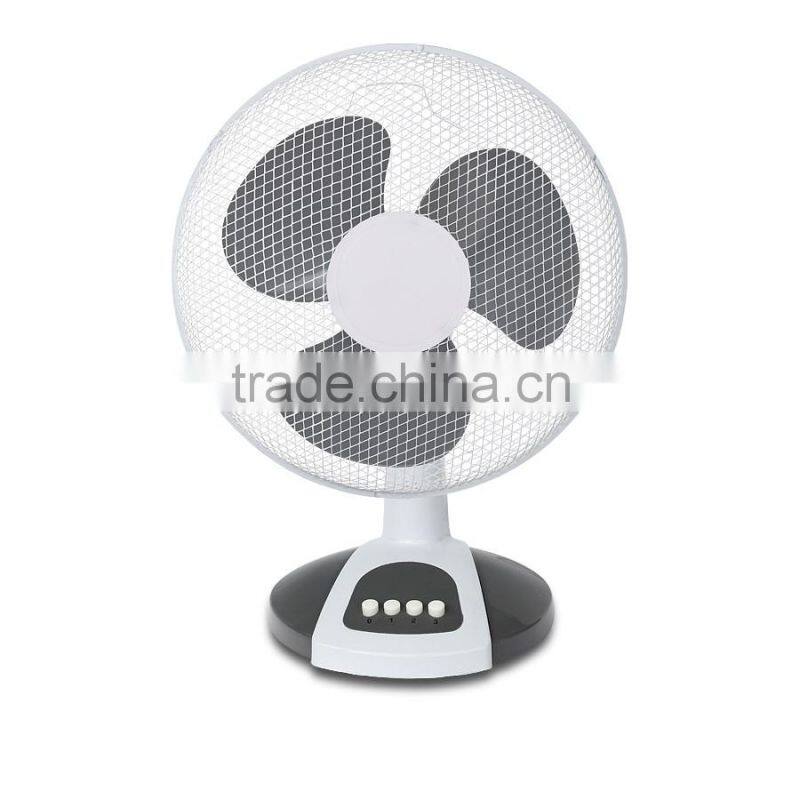 16 Inches 3PP White brushless aluminum motor desk fan with CE Approval made in Anhui