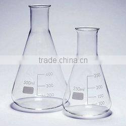 Conical flask with spout in lab