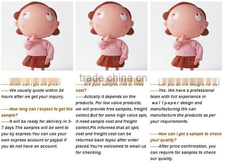 2016 new pvc wallpaper with beautiful designs