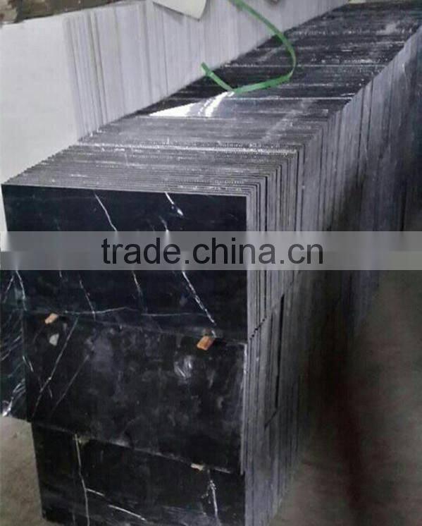 Polished Natural Nero Marquina Marble