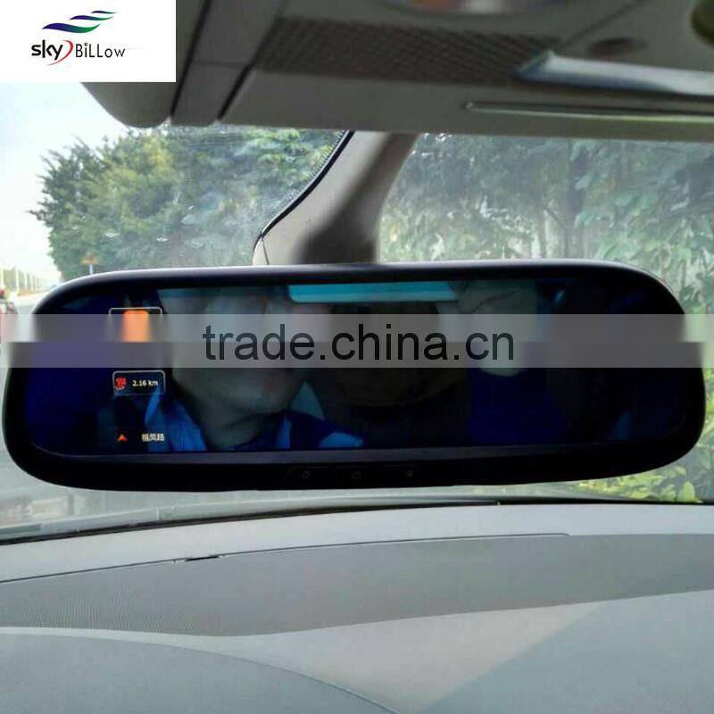 Rear view car camera recorder with gps navigations 8.2 inch rear view mirror type