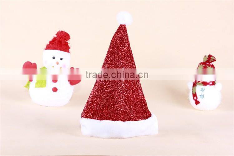 New products super quality christmas decoration yiwu Snowflake Christmas hats ideas for wholesale