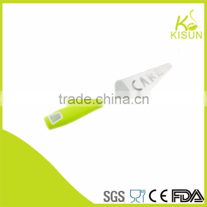 Chinese creditable supplier TPR handle stainless steel cake utensil minecraft