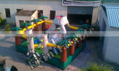 Funny kids inflatable fun city