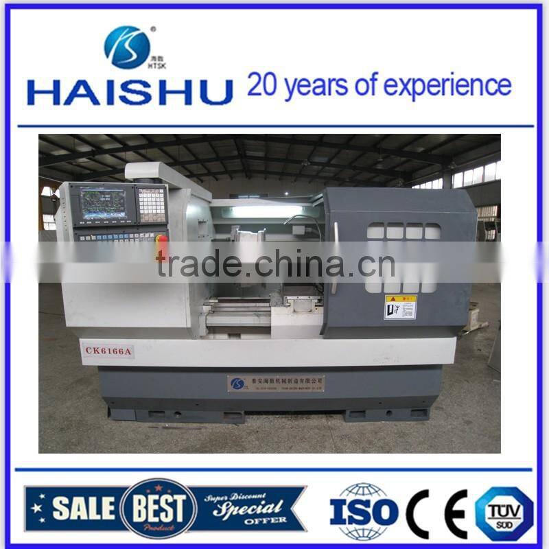 advanced HAISHU CK6166A alloy wheel lathe machine for sale