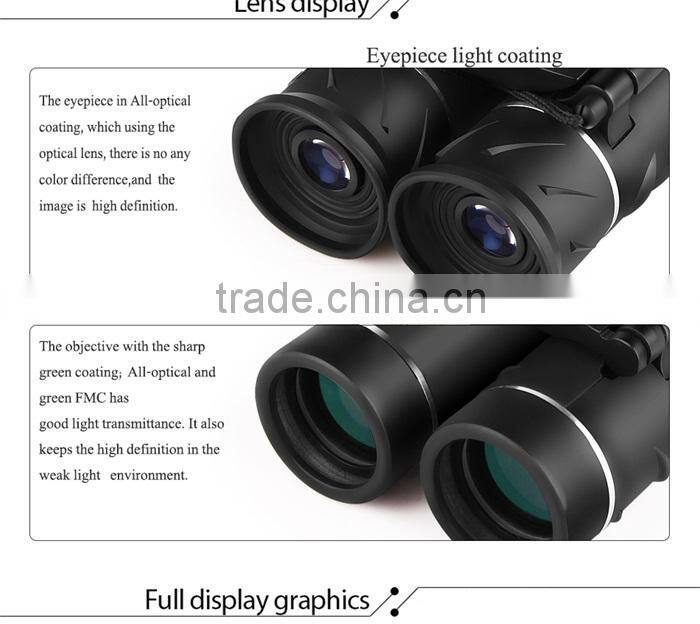 BJ700102 12X26 Compact Binocular with Neck Strap and Carrying Case Bird watching waterproof porro binoculars