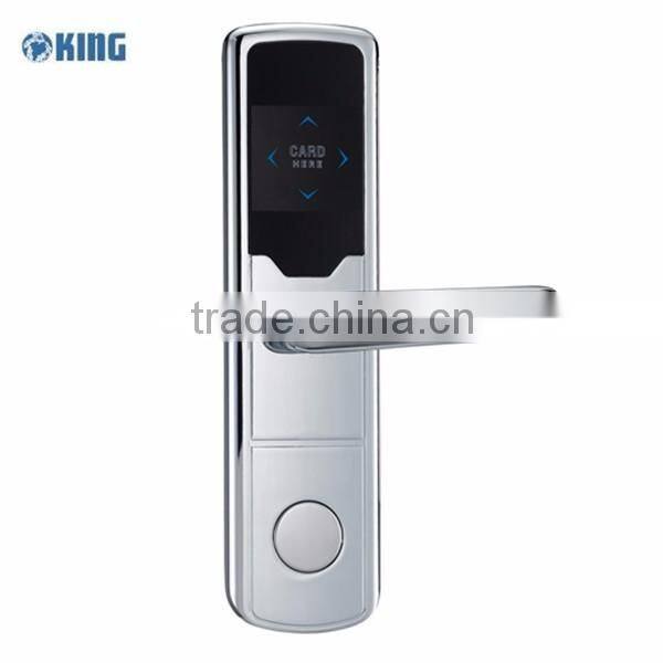 Security hotel card reader door lock with hotel lock system