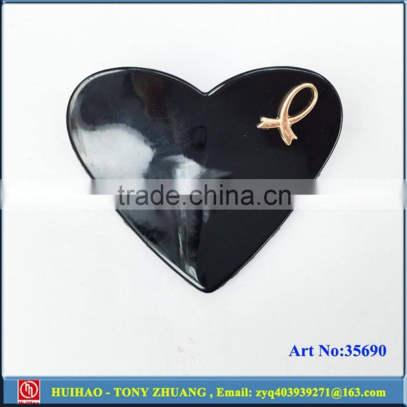 heart shaped metal shoe clips for high heel 35690