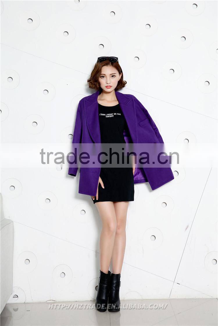 Satisfactory Plain Dyed Pictures Of Women Coat