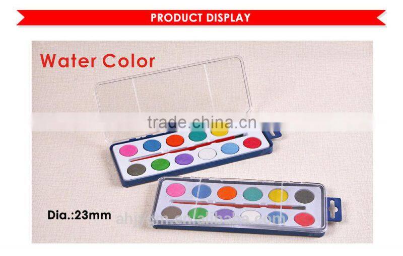12 Colors Enconomic Quality Solid Water Color/drawing water color