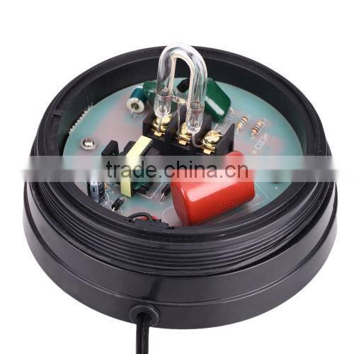 High Power LED Car Vehicle Amber Single Flash Warning Light with Magnetic Mount Beacon Strobe Emergency Alarm Lamp