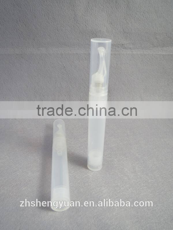 single wall pp round 10ml airless sample