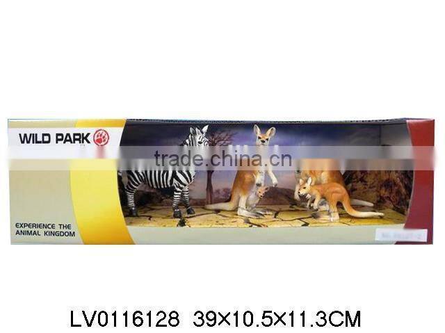 Hot-selling realistic non-toxic plastic animal toys,zoo animal set toy for sale