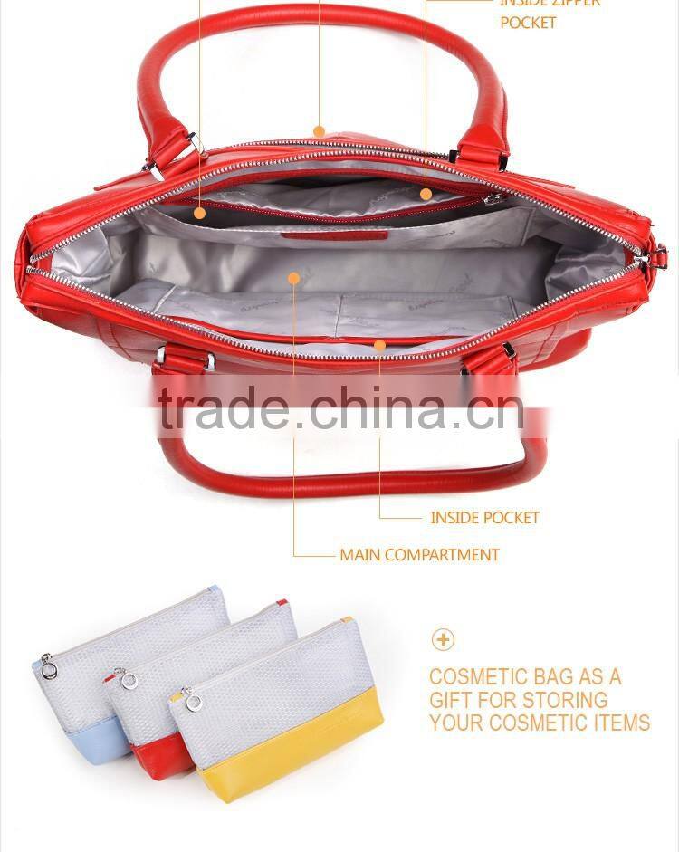 wholesale 2016 new arrival women's PU hand bag