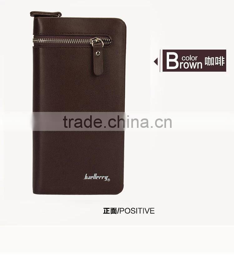 Credit Card Use and leather Material Rfid Blocking Wallets For Men with baellerry brand