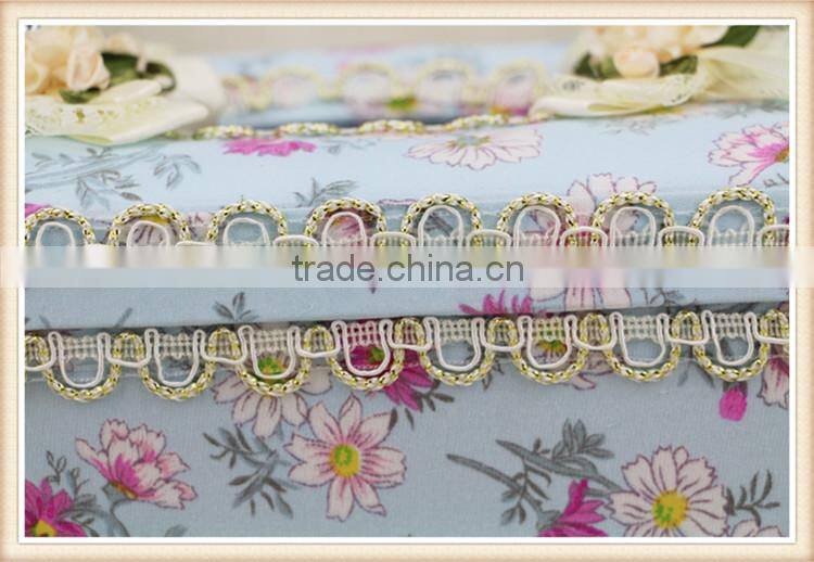 Flowers fabric design creative tissue boxes