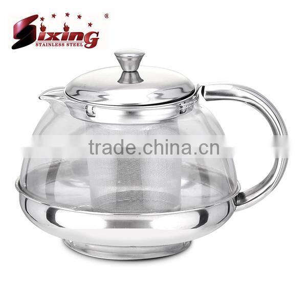 Elegance High Life Glass Coffee Pot With Strainer