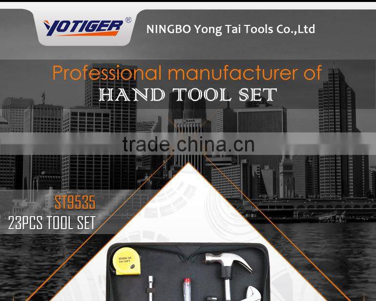 23pcs Home use small hand tools kit, professional kraft hand tool set