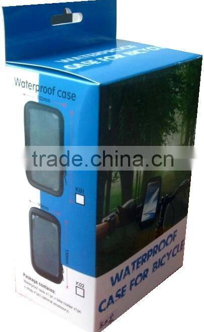 Motorcycle Bicycle Bike Handlebar Holder Mount With Waterproof Case for iphone and Samsung