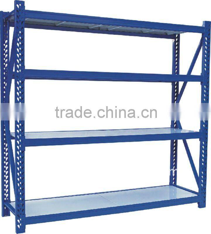 Warehouse middle duty rack system