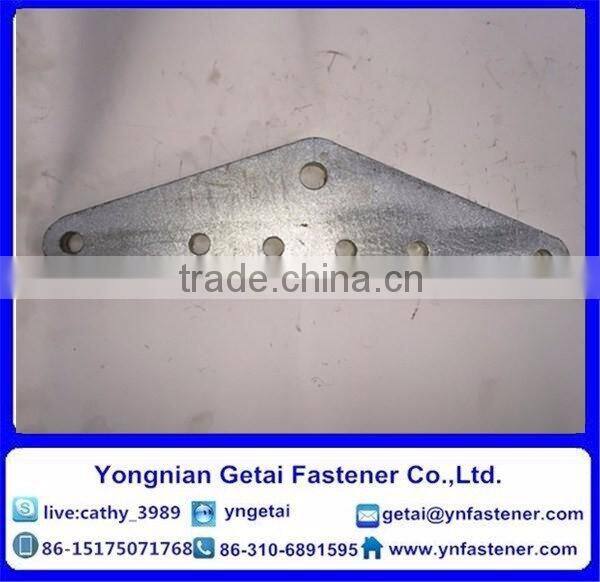 L type yoke connecting plate Hot-Dip Galvanized Steel power fitting with High Quality