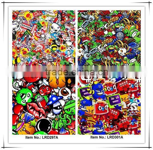 A3 size 20 patterns high quality royalty design water transfer printing paper, hydrographic film