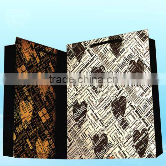 Brown paper bag with chinese characteristic