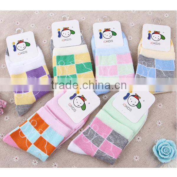 GSB-31A Wholesale cotton cozy cartoon tube socks for baby girl