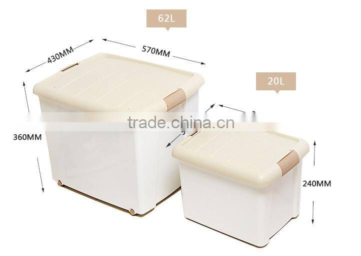 New Wholesale plastic storage box with handle