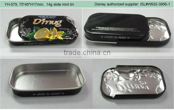 14g slide mint tin