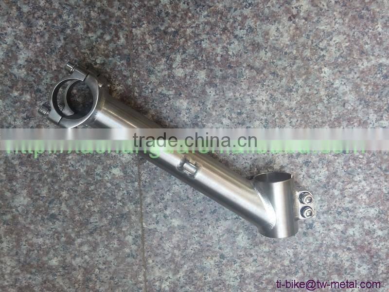 Titanium Tandem Bicycle Stem Custom Titanium Bike Stems for Road Mountain Tandem Bikes XACD Titanium Bike Stem in China