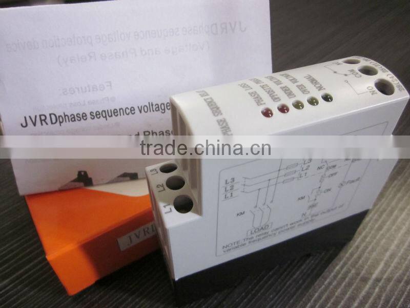 JVRD series 3 phase sequence voltage protection device ( Voltage and Phase Relay )
