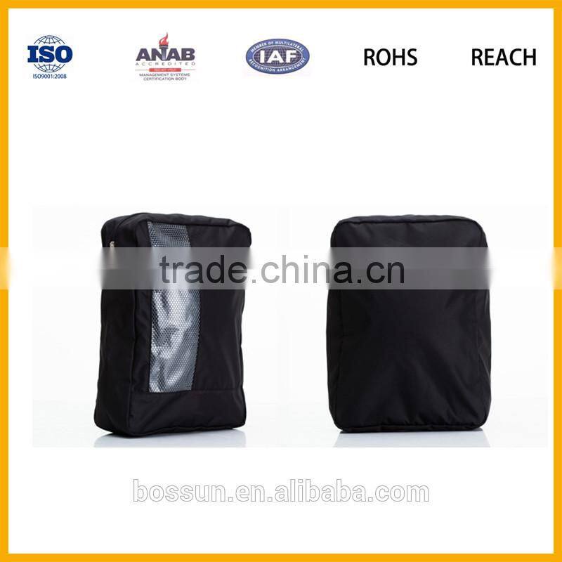 Polyester Shoes bag with PVC for traveling