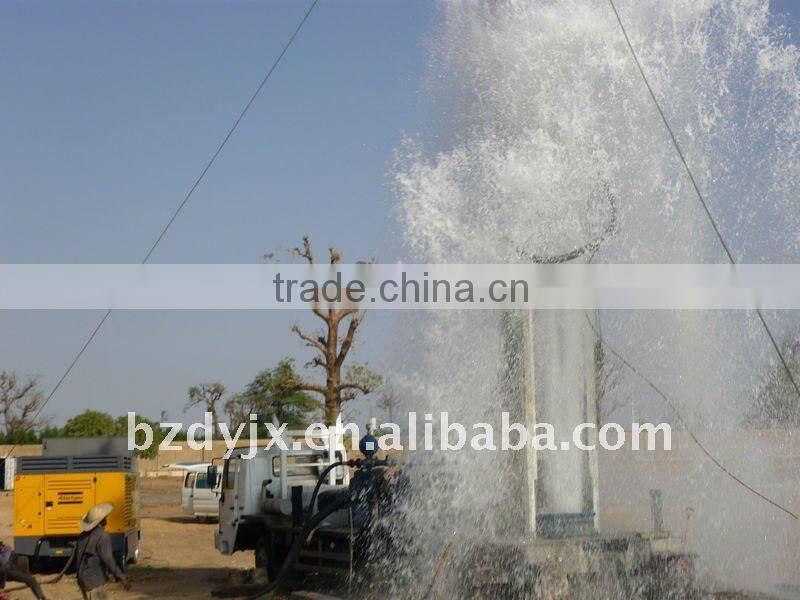 Water well drilling machinery for 400M depth