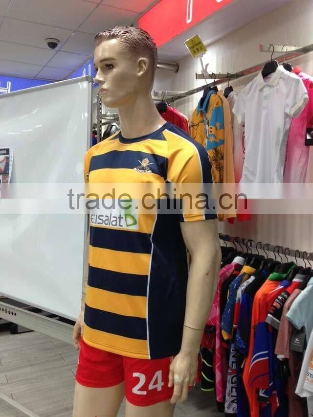 Fashion Style Child Size Custom Blank Rugby Shirt Wear Jersey Man