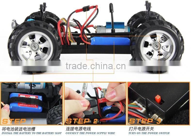 1/18 2.4G 4WD Electric RC Car Monster Truck RTR