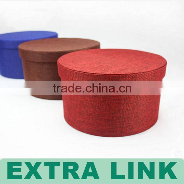 Fashion design embossing stamping logo customized Carboard cylinder round gift box